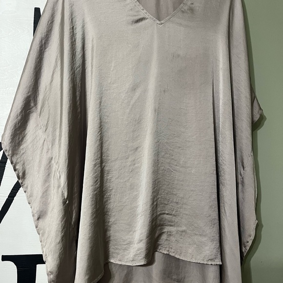 Show Me Your MuMu Taupe V-Neck Tunic - Picture 5 of 10